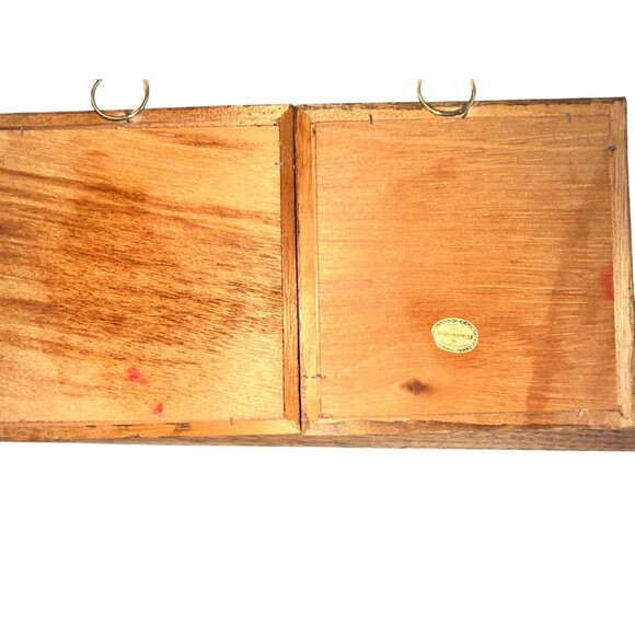 Vintage Framed Ceramic Tile Art Set Of 3 Antique Cars Cadillac Rolls Royce Renau - Picture 6 of 7